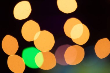 Arkaplan için soyut bokeh ışıkları.