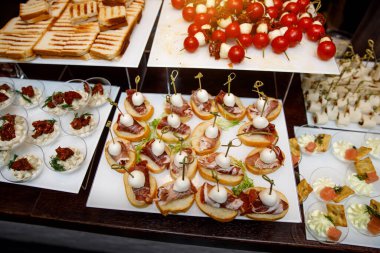 Farklı aperatifler tabağı Biraya atıştırmalıklar.