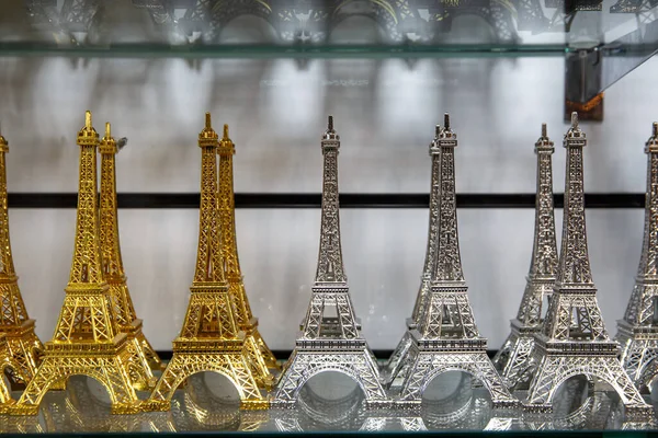 Boutique Souvenirs Paris Petites Copies Tour Eiffel — Photo