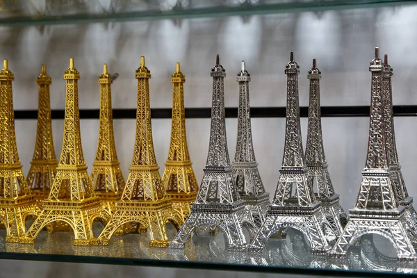 Boutique Souvenirs Paris Petites Copies Tour Eiffel — Photo