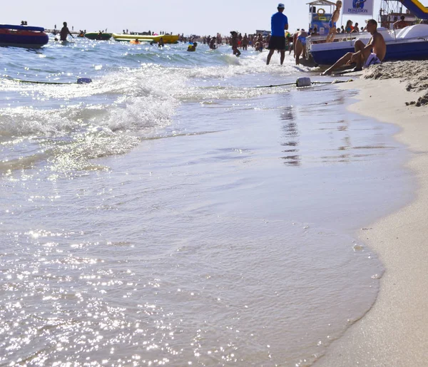 Plage de mer en été . — Photo