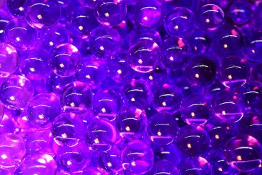 Çok renkli jel topları. Ev dekorasyonu