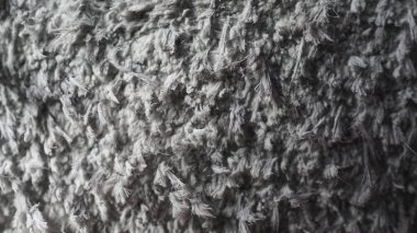 Açık kürk dokusu. Makro çekimi