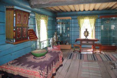 Ulan-Ude, Buryatia, Rusya Federasyonu, 12 Nisan 2014. Transbaikalia halklarının Etnografya Müzesi.