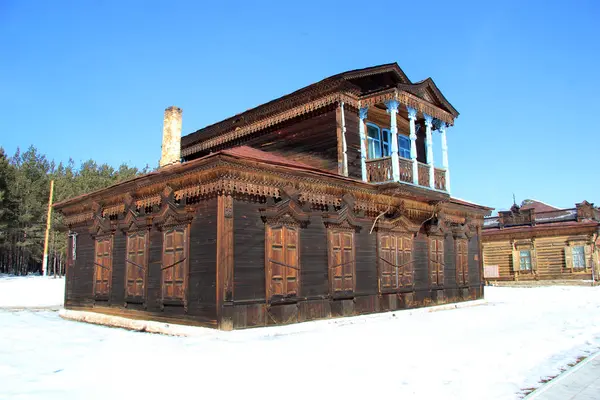 Ulan-Ude, Boerjatië, Rusland, 5 maart 2019. Etnografisch Museum van de volkeren die achter Baikal leven. — Stockfoto