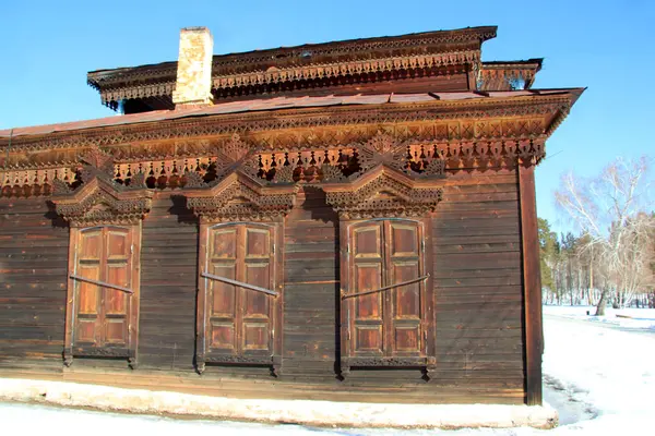 Ulan-Ude, Boerjatië, Rusland, 5 maart 2019. Etnografisch Museum van de volkeren die achter Baikal leven. — Stockfoto