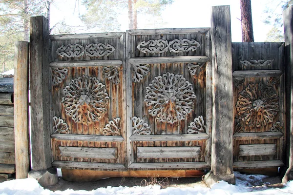 Ulan-Ude, Boerjatië, Rusland, 5 maart 2019. Etnografisch Museum van de volkeren die achter Baikal leven. — Stockfoto