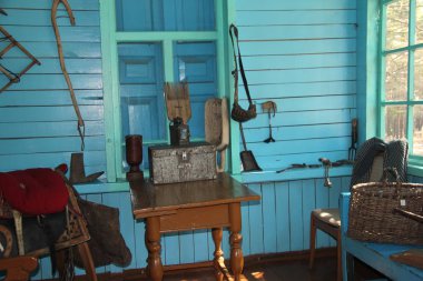 Ulan-Ude, Buryatia, Rusya Federasyonu, 12 Nisan 2014. Transbaikalia halklarının Etnografya Müzesi.