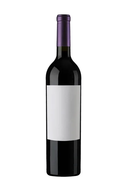 Red Wine Bule Label Violet Capsule — стоковое фото