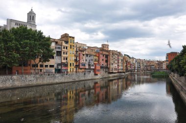 Nehir kıyısında Girona yıkar