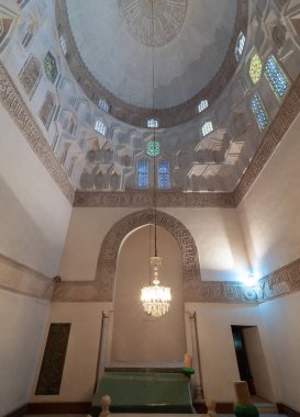 Cairo, Mısır - 1 Nisan 2018: Türbesi medrese Sunqur Sadi