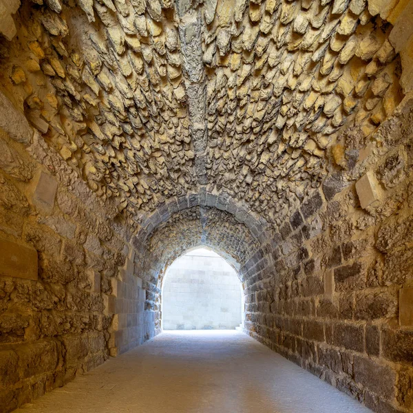 Tunnel Pietra Arco Epoca Mamelucca Che Conduce Bimaristan Muayyad Antico — Foto Stock