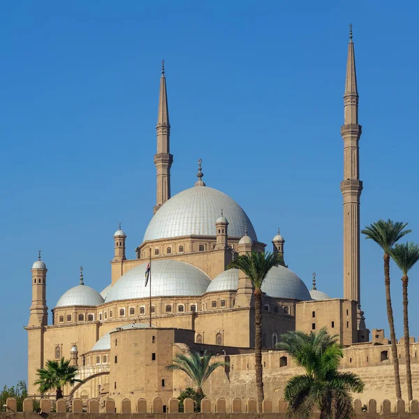 Ottomaanse Stijl Grote Moskee Van Muhammad Ali Pasha Alabaster Moskee — Stockfoto