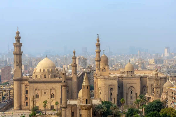 Aerial View Cairo City Salah Deen Citadel Cairo Citadel Sultan — Stock Photo, Image