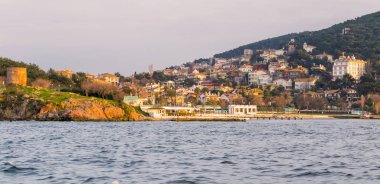 Sedef Adası'nın Marmara Denizi'nden Sedef Adası'nın görünümü, İstanbul, Türkiye