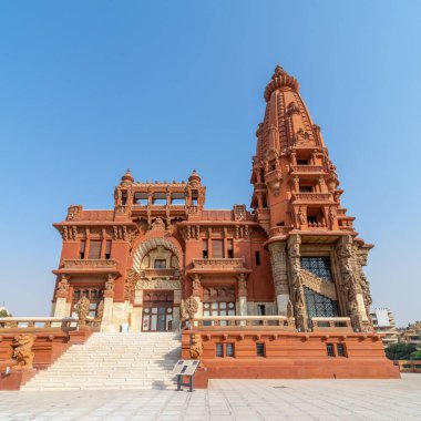 Baron Empain Palace, a historic mansion inspired by the Cambodian Hindu temple of Angkor Wat, Cairo clipart
