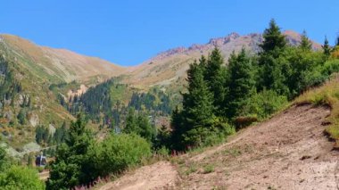 Timelapse Video, 27 Ağustos 2025 Medeo Shymbulak Dağ Tatil Köyü, Almaty Kazakistan