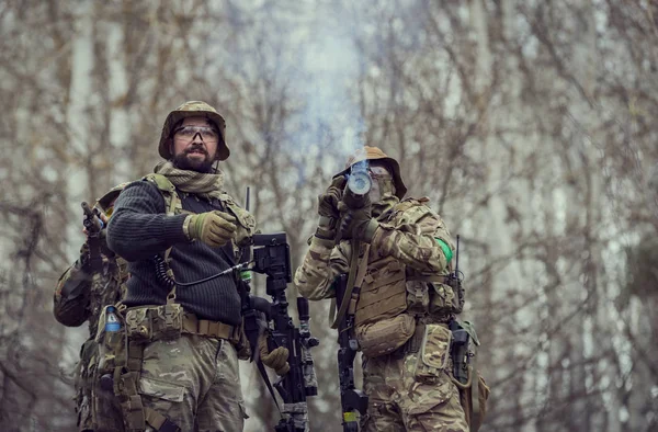 Poltava Ukrayna Mart 2019 Oyun Rlanda Ulusal Ordu Protestanlar Airsoft — Stok fotoğraf