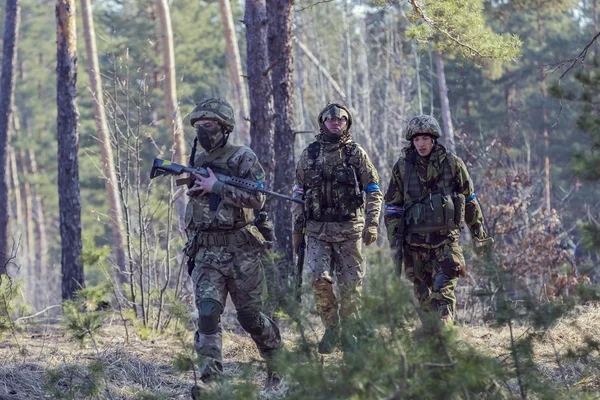 Połtawa Ukraina Marca 2019 Gra Naśladownictwo Działań Wojennych Pomiędzy Irlandzkiej — Zdjęcie stockowe