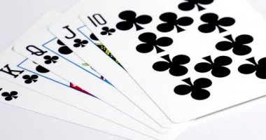 oyun kartları poker oyunu flash kraliyet close-up kombinasyonu