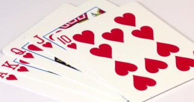 oyun kartları poker oyunu flash kraliyet close-up kombinasyonu