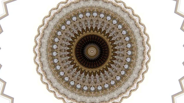 Helle Farbige Spitze Abstrakten Hintergrund Kaleidoskop Nahaufnahme — Stockfoto