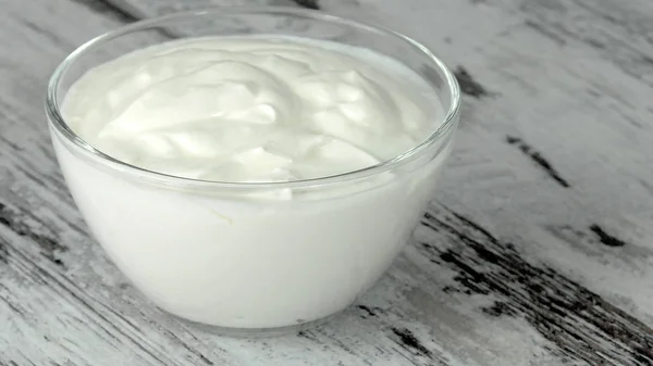 Group Environmentally Friendly Non Gmo Dairy Products Yogurt Cottage Cheese — Stock Photo, Image