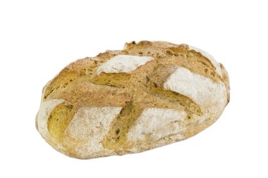 Ukrayna geleneksel ekmek ahşap üzerinde fırında pişmiş, koruyucu olmadan, dolgu maddeleri ve boyalar.