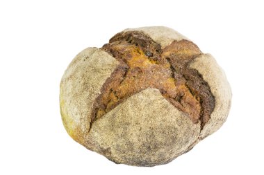 Ukrayna geleneksel ekmek ahşap üzerinde fırında pişmiş, koruyucu olmadan, dolgu maddeleri ve boyalar.