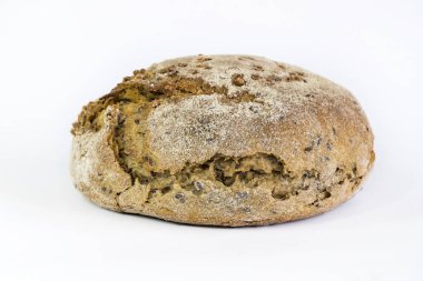 Ukrayna geleneksel ekmek ahşap üzerinde fırında pişmiş, koruyucu olmadan, dolgu maddeleri ve boyalar.