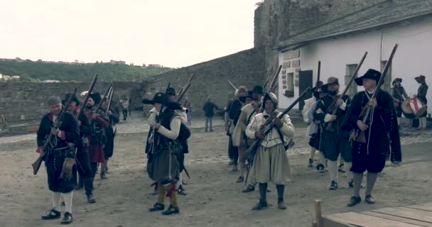 카미야네츠 포딜스키 우크라이나 2019년 21일 카미야네츠 포딜스키 성에서 17세기 우크라이나와 — 비디오