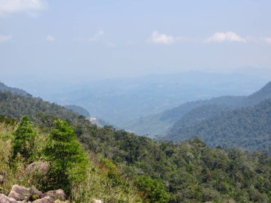 Dağlar Dalat Vietnam civarında. Doğal peyzaj