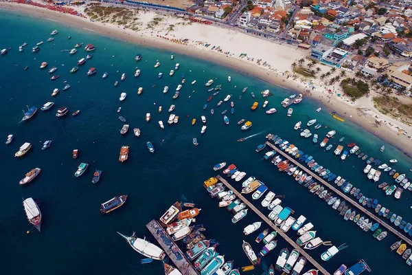 Arraial Κάνετε Cabo Βραζιλία Αεροφωτογραφία Του Παραδείσου Στη Θάλασσα Σαφές — Φωτογραφία Αρχείου