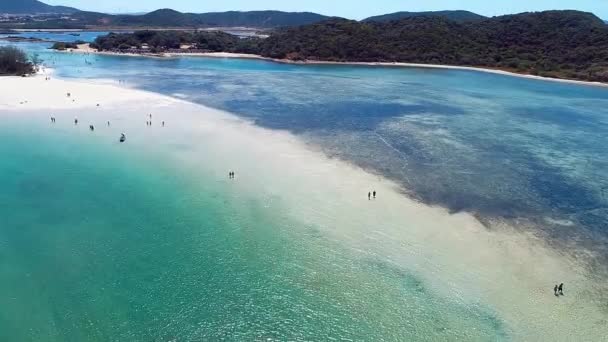 Cabo Frio Rio Janeiro Brasilien Wunderschöner Strand Mit Kristallklarem Wasser — Stockvideo