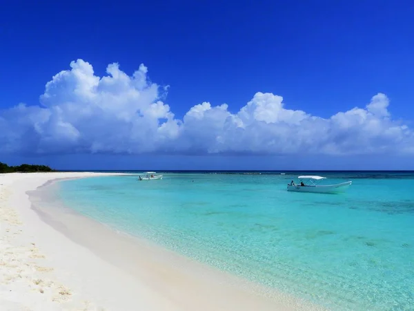 Caribbean Sea Los Roques Vacation Blue Sea Deserted Islands Peace — Stock Photo, Image