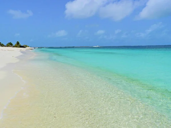 Mar Caribe Los Roques Vacaciones Mar Azul Las Islas Desiertas —  Fotos de Stock