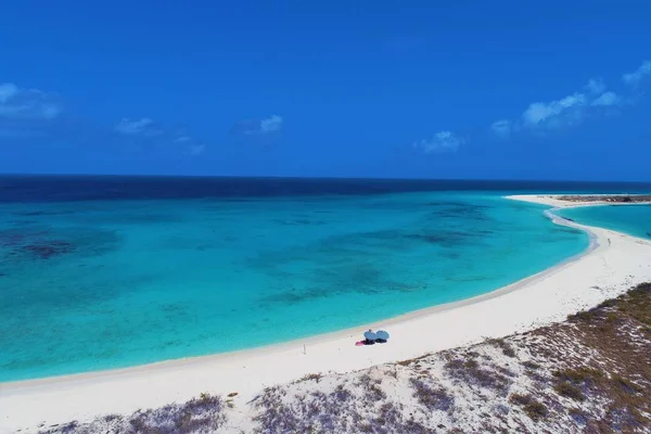 Mer Des Caraïbes Los Roques Voyage Vacances Sur Mer Bleue — Photo