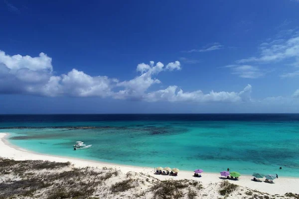 Karayip Denizi Los Roques Mavi Deniz Paradisiac Adaları Seyahat Tatil — Stok fotoğraf