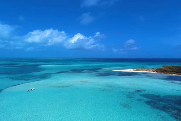 Mer Des Caraïbes Los Roques Voyage Vacances Sur Mer Bleue — Photo