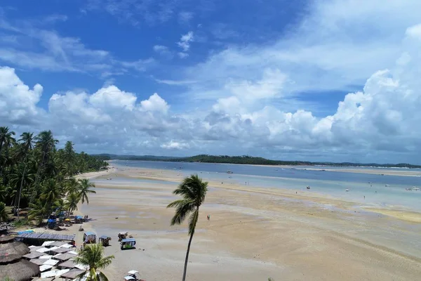 Carneiros Beach Pernambuco Brasil Vacaciones Playa Paradisíaca Fantástica Vista Playa — Foto de Stock