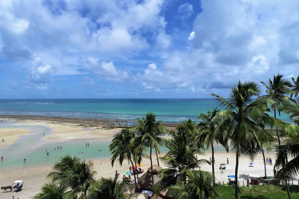 Carneiros Beach Pernambuco Brasil Vacaciones Playa Paradisíaca Fantástica Vista Playa — Foto de Stock