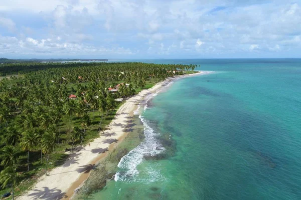 Praia Dos Carneiros Pernambuco Brasil Férias Praia Paradisíaca Fantástica Vista — Fotografia de Stock