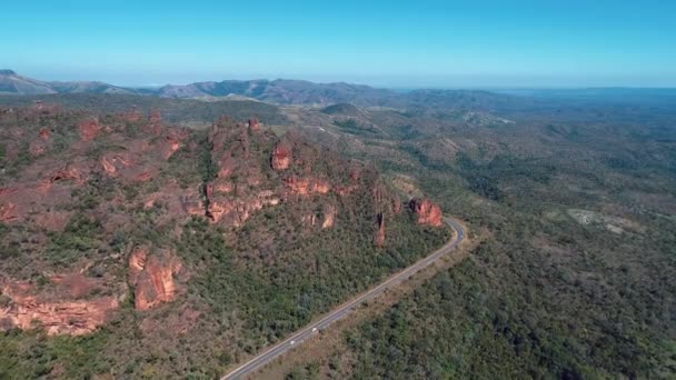 Chapada Dos Guimarães Mato Grosso Brasil Grande Paisagem Destino Viagem — Vídeo de Stock