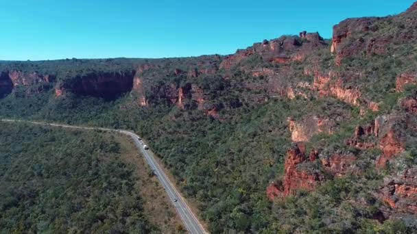 Chapada Dos Guimaraes Mato Grosso Brezilya Harika Bir Manzara Seyahat — Stok video