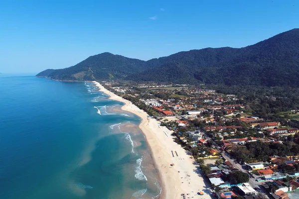 Aerial View Maresias Pauba Beaches Sao Sebastiao North Coast Sao — Stock Photo, Image