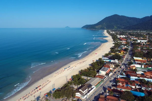 Aerial View Maresias Pauba Beaches Sao Sebastiao North Coast Sao — Stock Photo, Image
