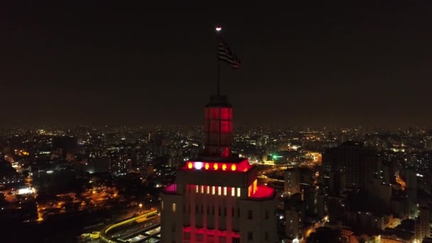 Faro Santander San Paolo Famos Punto Turismo Veduta Aerea Edificio — Video Stock