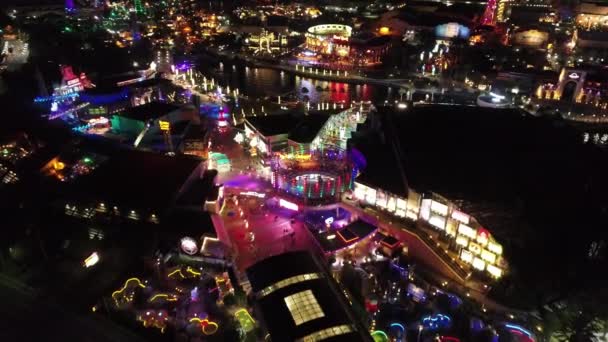 Vue Aérienne City Walk Par Universal Orlando Grand Paysage Parcs — Video