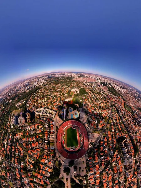 São Paulo São Paulo Brasil 2020 Vista Panorâmica Estádio Cícero — Fotografia de Stock