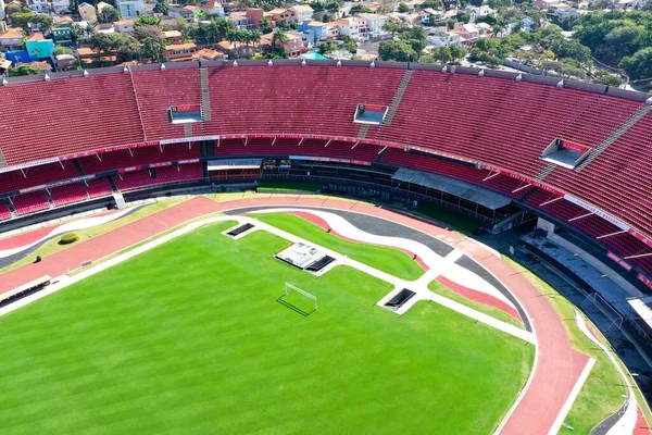 Sao Paulo Sao Paulo Brazylia 2020 Panoramiczny Widok Stadion Cicero — Zdjęcie stockowe